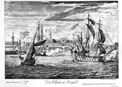 Fort William at Bengal by Gerard Vandergucht
